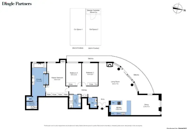 Floorplan of Homely apartment listing, 1602/480 St Kilda Road, Melbourne VIC 3004