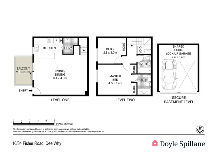 Floorplan of Homely apartment listing, 10/34 Fisher Road, Dee Why NSW 2099