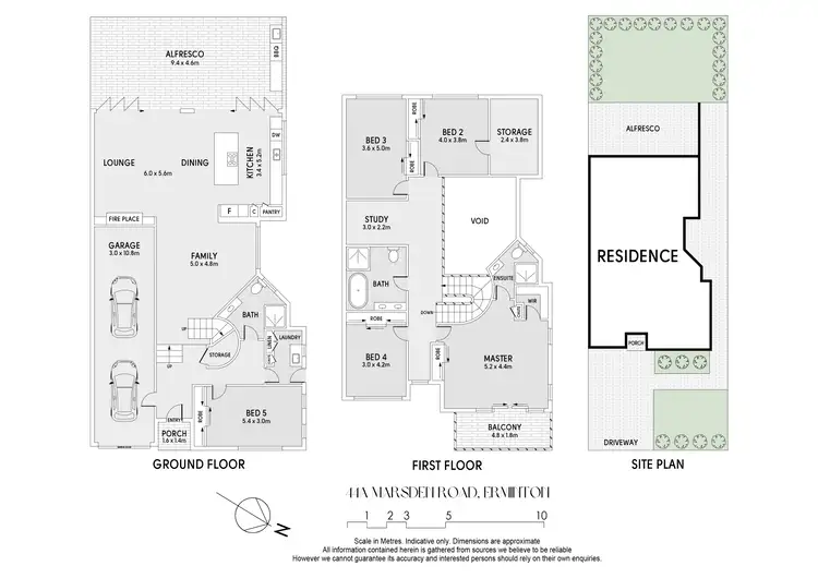 Floorplan of Homely semi-detached listing, 44A Marsden Road, Ermington NSW 2115