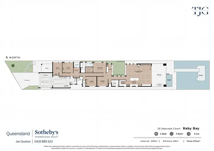 Floorplan of Homely house listing, 23 Seacrest Court, Raby Bay QLD 4163