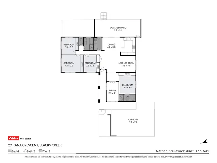 Floorplan of Homely house listing, 29 Kana Crescent, Slacks Creek QLD 4127