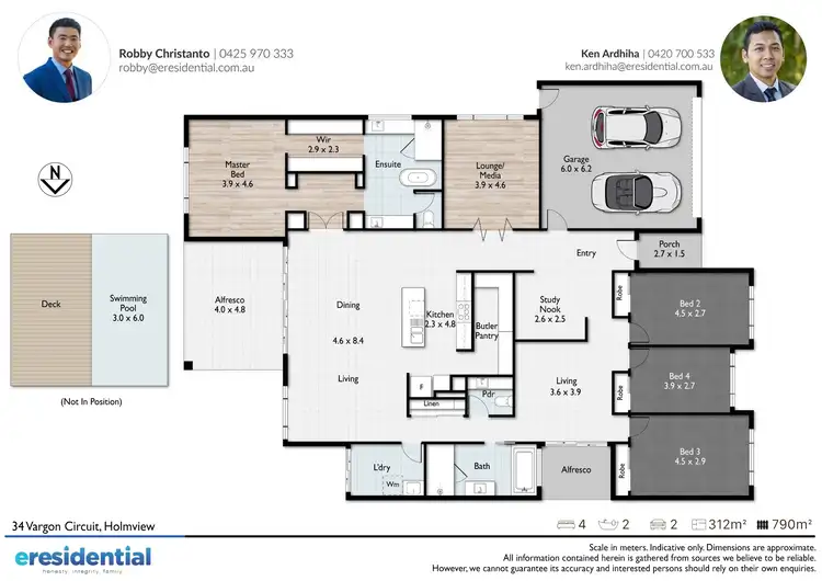Floorplan of Homely house listing, 34 Vargon Circuit, Holmview QLD 4207