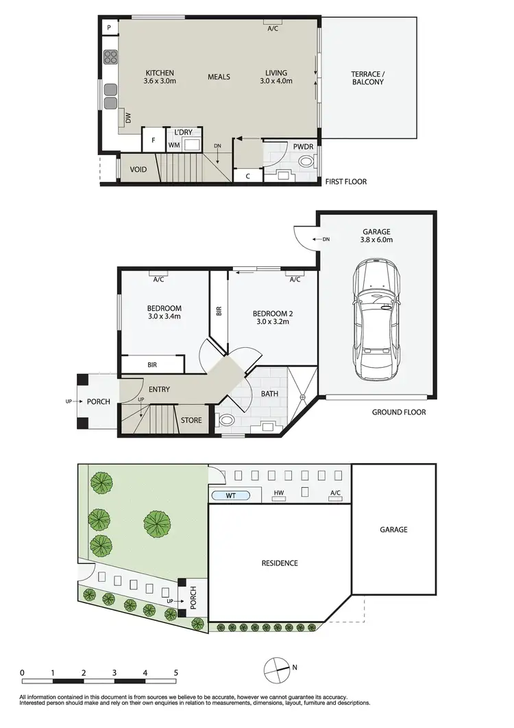 Floorplan of Homely townhouse listing, 1/14 Catalina Street, Heidelberg West VIC 3081