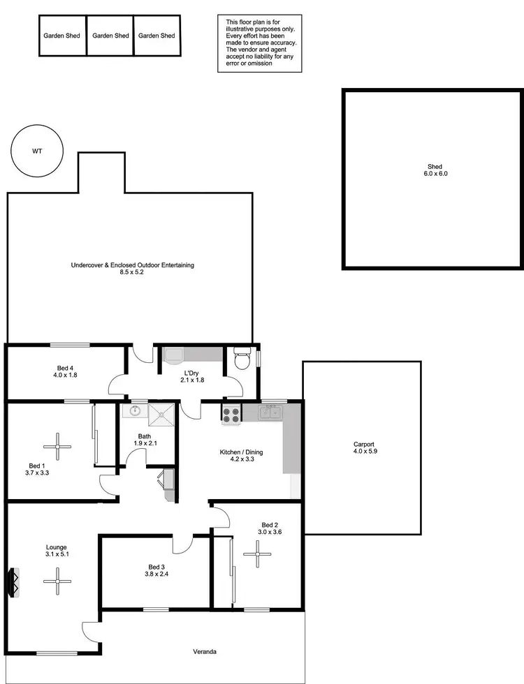 Floorplan of Homely house listing, 18 Pamir Court, Port Lincoln SA 5606