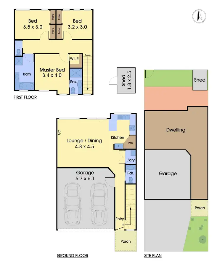 Floorplan of Homely house listing, 9/21 Graham-Michele Place, Keysborough VIC 3173