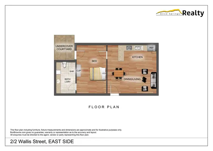 Floorplan of Homely unit listing, 2/2 Wallis Street, East Side NT 870