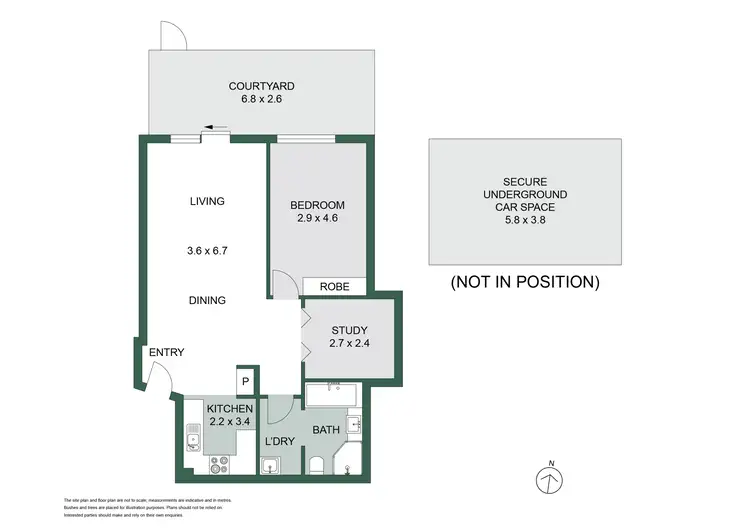 Floorplan of Homely apartment listing, 6/13 Herbert Street, St Leonards NSW 2065