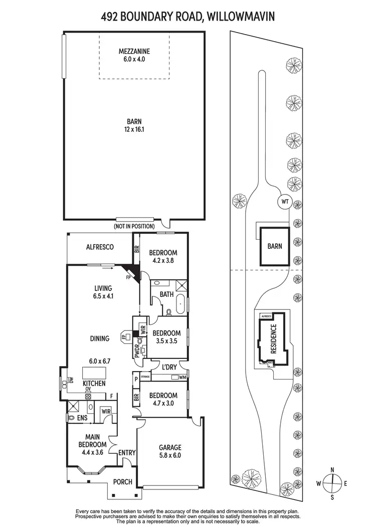 Floorplan of Homely house listing, 492 Boundary Road, Willowmavin VIC 3764