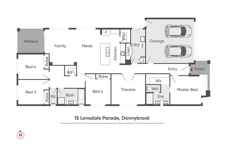 Floorplan of Homely house listing, 15 Lonsdale Parade, Donnybrook VIC 3064