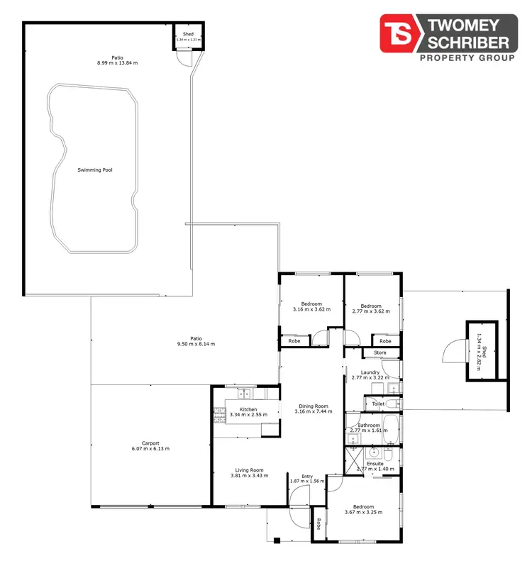 Floorplan of Homely house listing, 8 Bulimba Crescent, Mount Sheridan QLD 4868