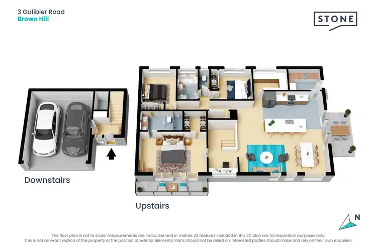 Floorplan of Homely house listing, 3 Galibier Road, Brown Hill VIC 3350