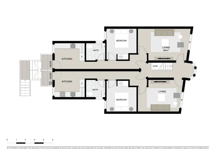 Floorplan of Homely apartment listing, 1/384 Lutwyche Road, Windsor QLD 4030