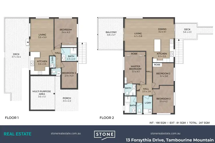 Floorplan of Homely house listing, 13 Forsythia Drive, Tamborine Mountain QLD 4272