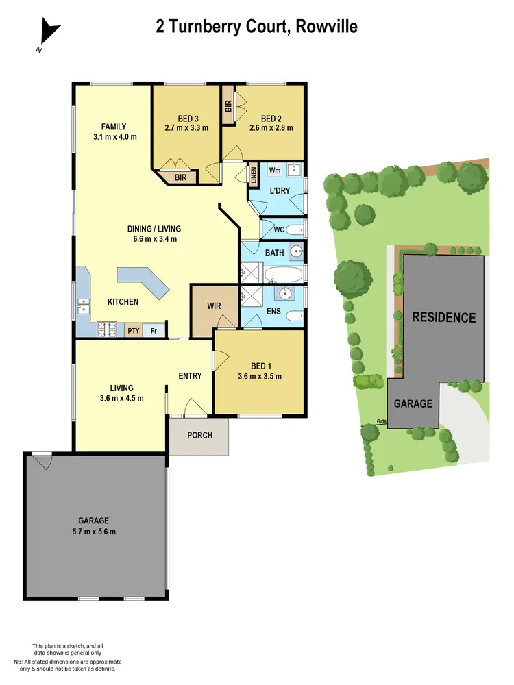 Floorplan of Homely house listing, 2 Turnberry Court, Rowville VIC 3178