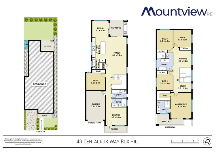 Floorplan of Homely house listing, 43 Centaurus Way, Box Hill NSW 2765