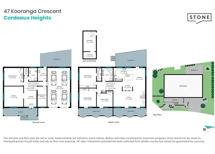 Floorplan of Homely house listing, 47 Kooranga Crescent, Cordeaux Heights NSW 2526