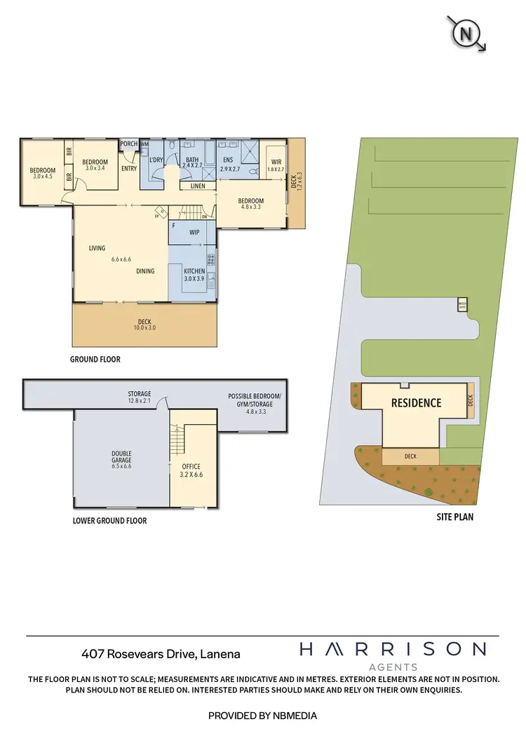 Floorplan of Homely house listing, 407 Rosevears Drive, Lanena TAS 7275