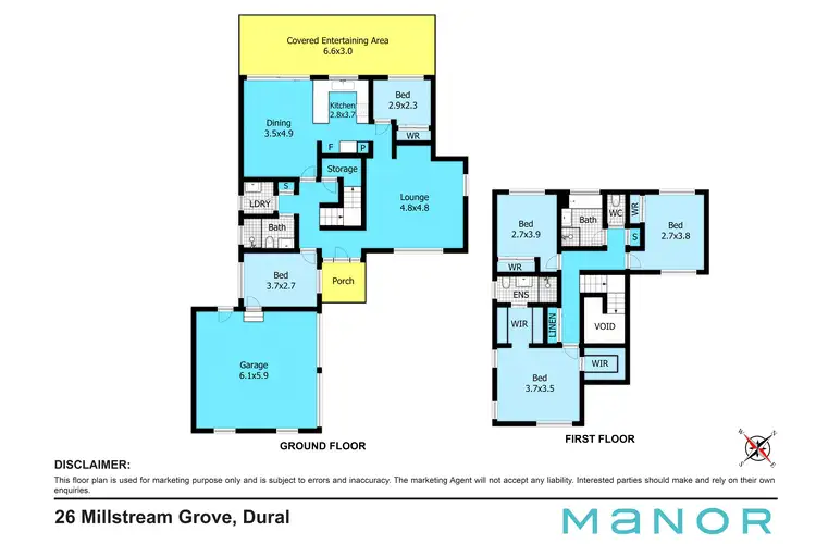 Floorplan of Homely house listing, 26 Millstream Grove, Dural NSW 2158