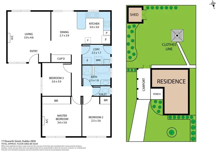 Floorplan of Homely house listing, 17 Elsworth Street, Dubbo NSW 2830
