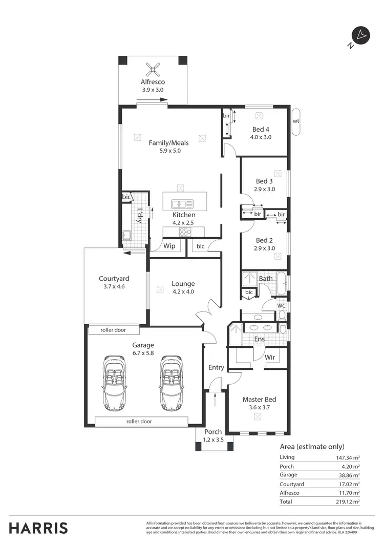 Floorplan of Homely house listing, 1218 Andrews Road, Munno Para West SA 5115