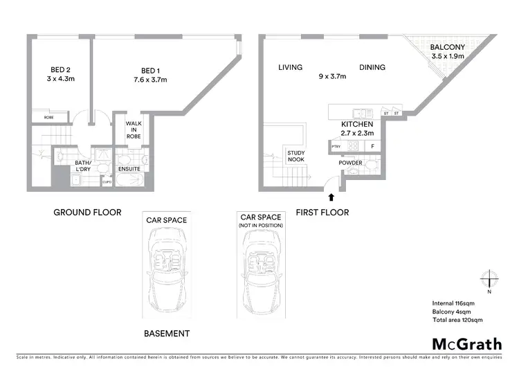 Floorplan of Homely apartment listing, 16/12 Acland Street, St Kilda VIC 3182