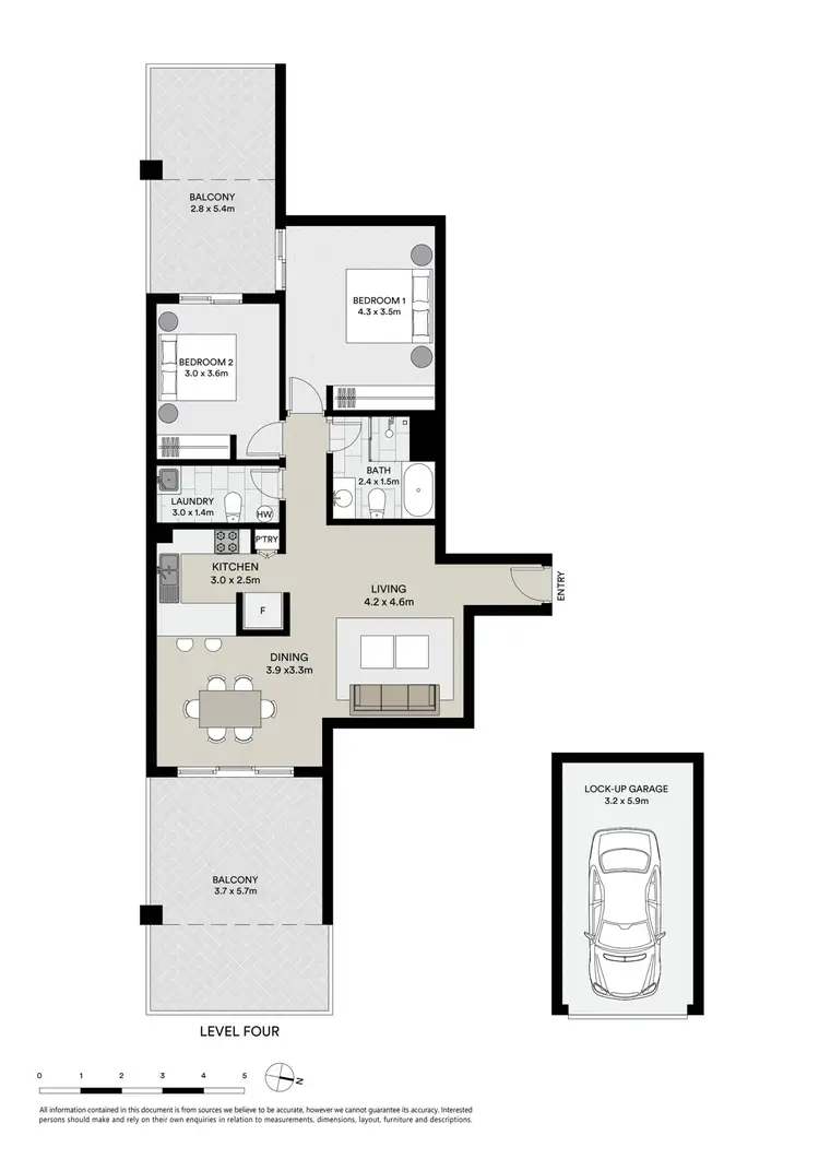 Floorplan of Homely apartment listing, 4/639 Princes Highway, Rockdale NSW 2216