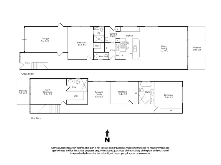 Floorplan of Homely house listing, 12B Landy Street, Reservoir VIC 3073