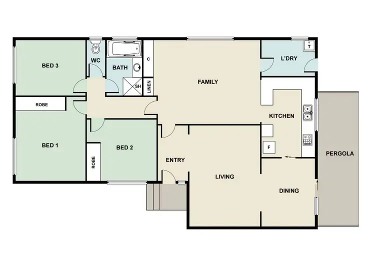 Floorplan of Homely house listing, 8 Nimbin Street, Narrabundah ACT 2604