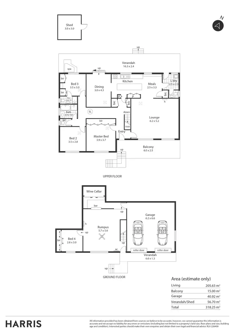 Floorplan of Homely house listing, 406 Milne Road, Redwood Park SA 5097