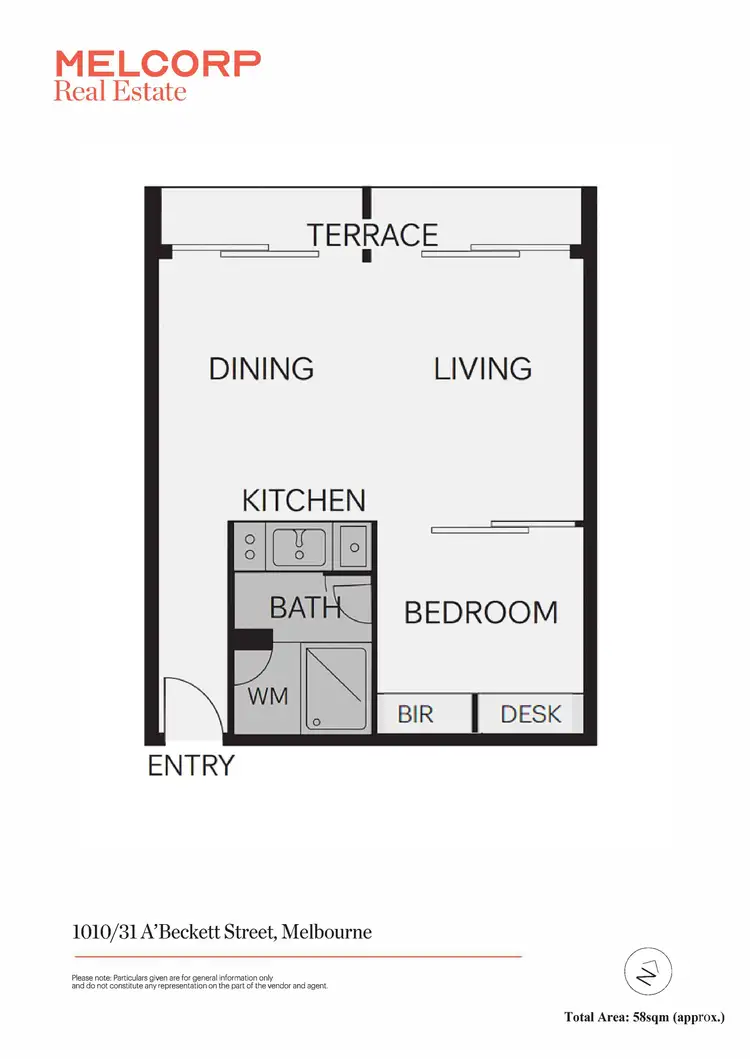 Floorplan of Homely apartment listing, 1010/31 A'beckett Street, Melbourne VIC 3000