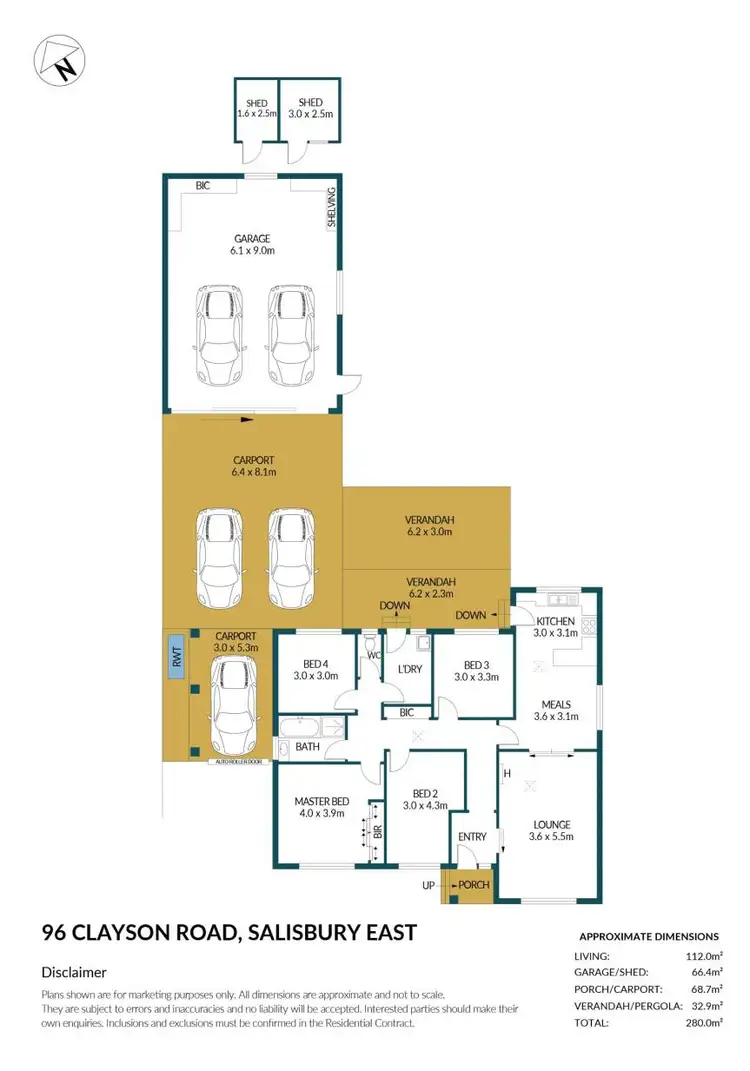 Floorplan of Homely house listing, 96 Clayson Road, Salisbury East SA 5109