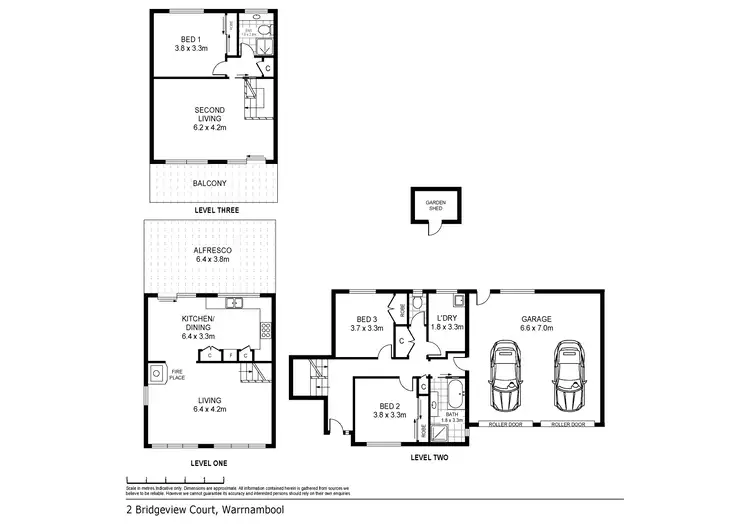 Floorplan of Homely house listing, 2 Bridgeview Road, Warrnambool VIC 3280