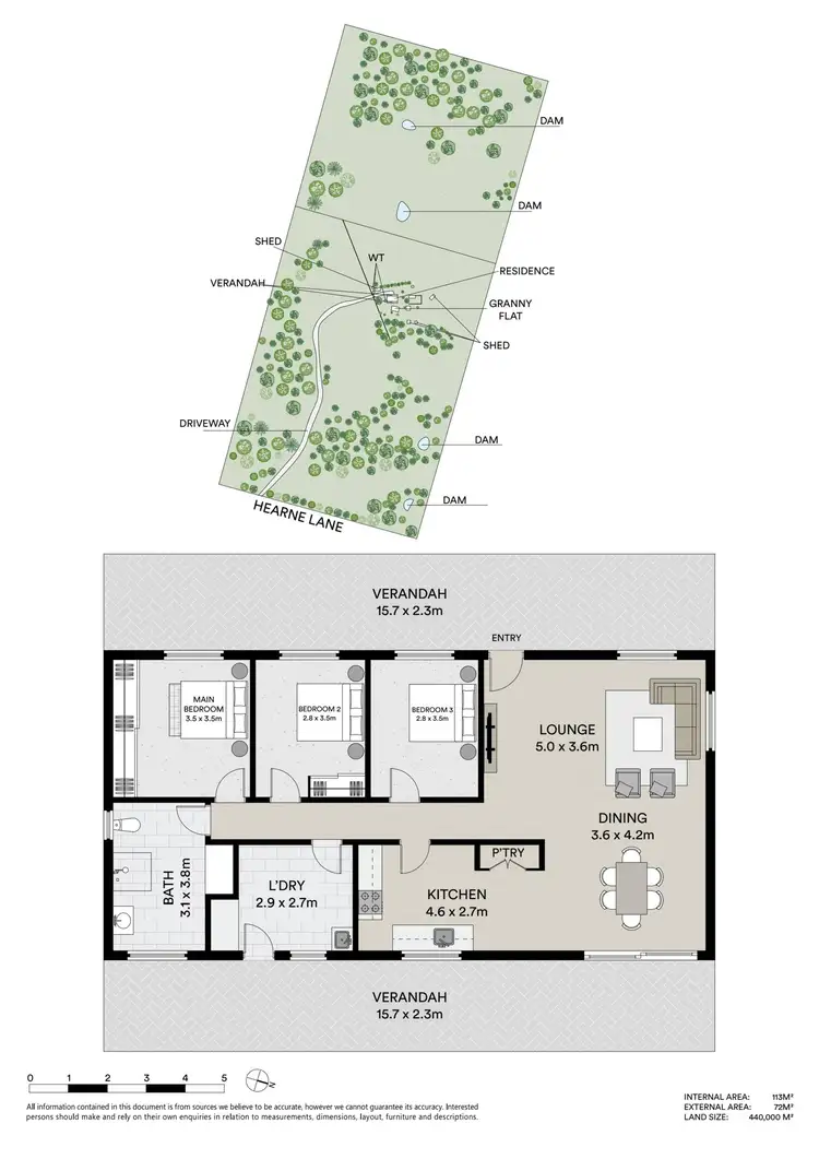 Floorplan of Homely rural property listing, 108 Hearne Lane, Mudgee NSW 2850