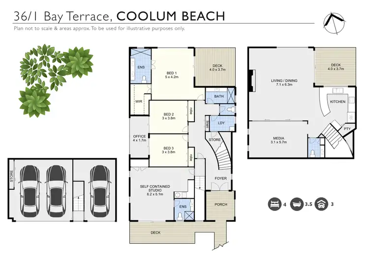 Floorplan of Homely house listing, 36/16 Bay Terrace, Coolum Beach QLD 4573
