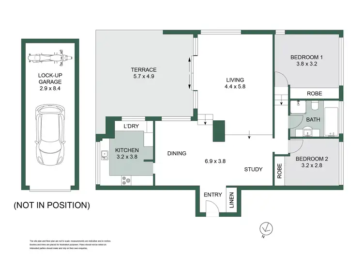 Floorplan of Homely apartment listing, 11/32-36 Christie Street, Wollstonecraft NSW 2065