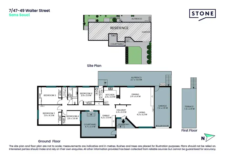 Floorplan of Homely villa listing, 7/47-49 Walter Street, Sans Souci NSW 2219