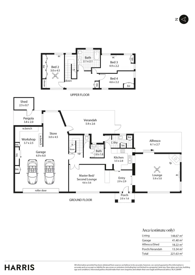 Floorplan of Homely house listing, 16 Pine Avenue, Novar Gardens SA 5040