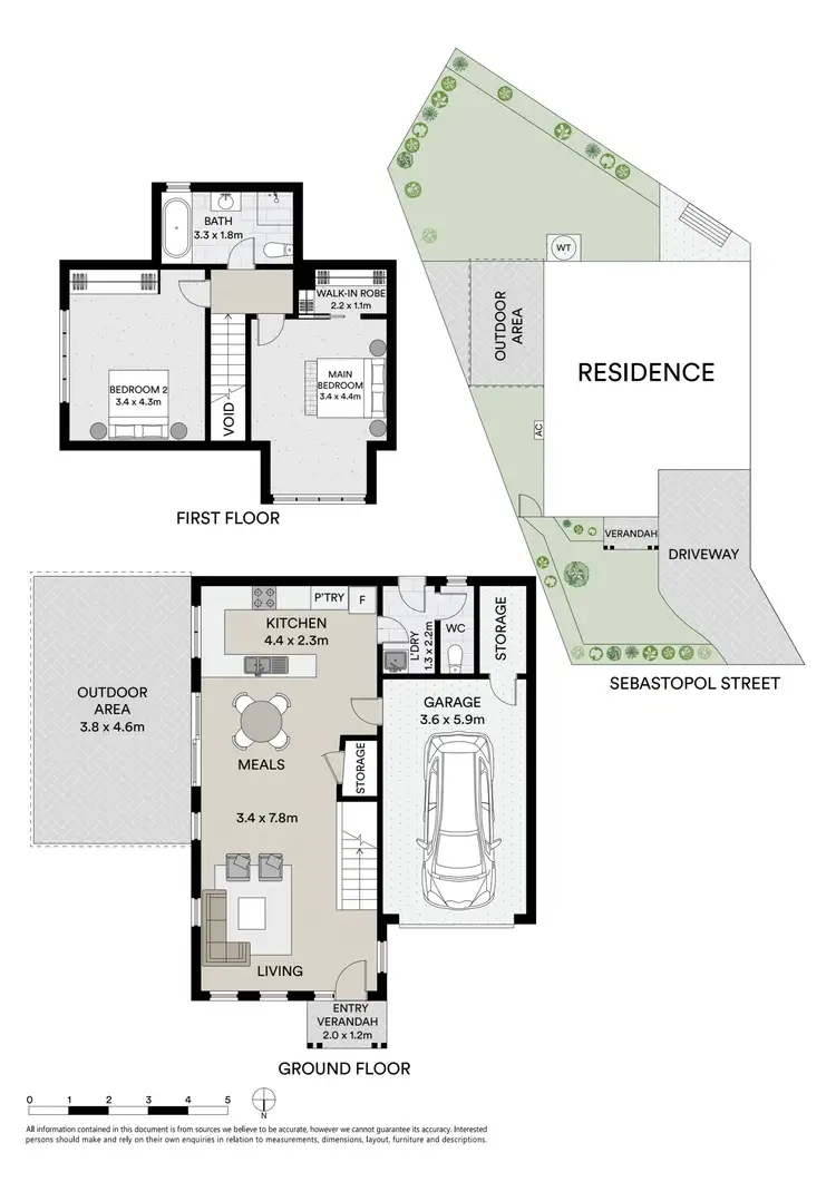 Floorplan of Homely house listing, 303 Sebastopol Street, Redan VIC 3350