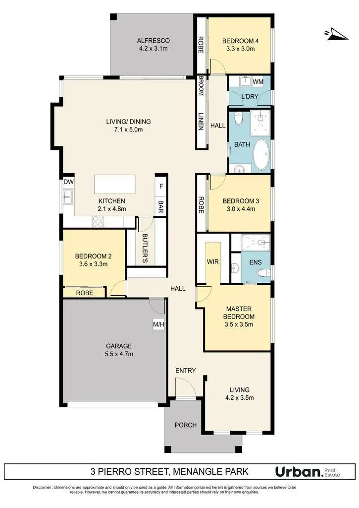 Floorplan of Homely house listing, 3 Pierro Street, Menangle Park NSW 2563
