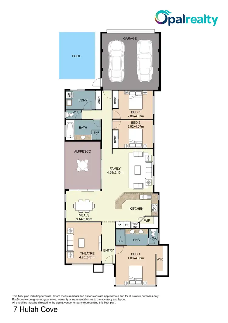 Floorplan of Homely house listing, 7 Hulah Cove, Secret Harbour WA 6173