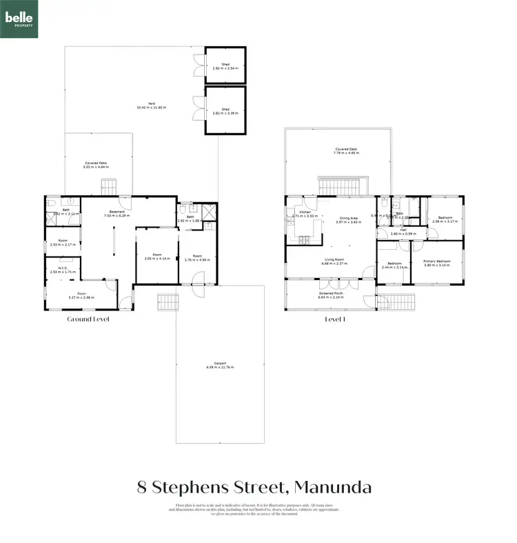 Floorplan of Homely house listing, 8 Stephens Street, Manunda QLD 4870