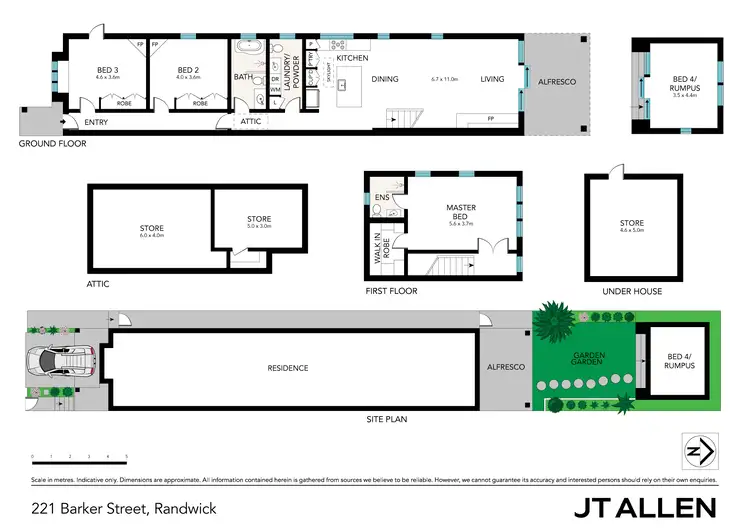 Floorplan of Homely house listing, 221 Barker Street, Randwick NSW 2031