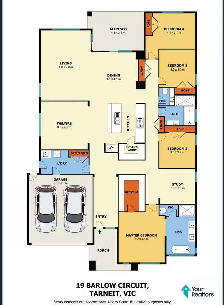 Floorplan of Homely house listing, 19 Barlow Circuit, Tarneit VIC 3029