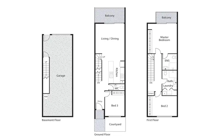 Floorplan of Homely townhouse listing, 64/96 McMichael Terrace, Denman Prospect ACT 2611