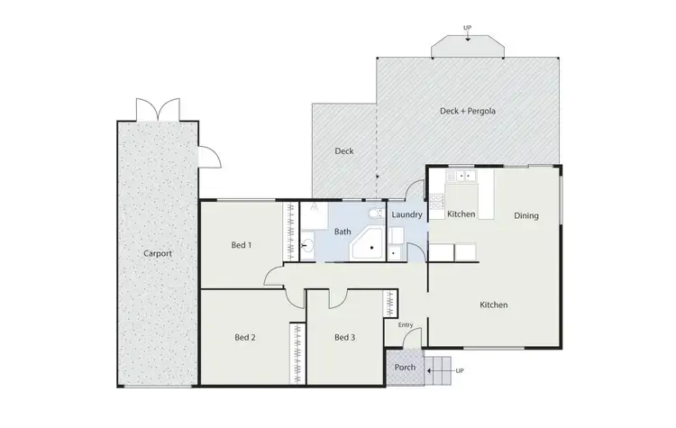 Floorplan of Homely house listing, 6 Miena Place, Duffy ACT 2611