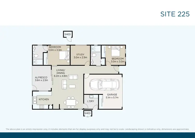 Floorplan of Homely retirement listing, 225/2-20 Island View Drive, Urangan QLD 4655