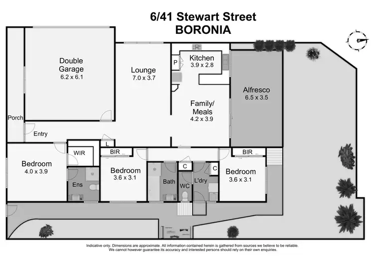 Floorplan of Homely unit listing, 6/41 Stewart Street, Boronia VIC 3155