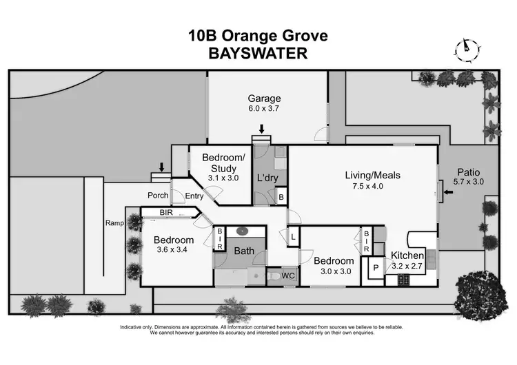 Floorplan of Homely unit listing, 10B Orange Grove, Bayswater VIC 3153