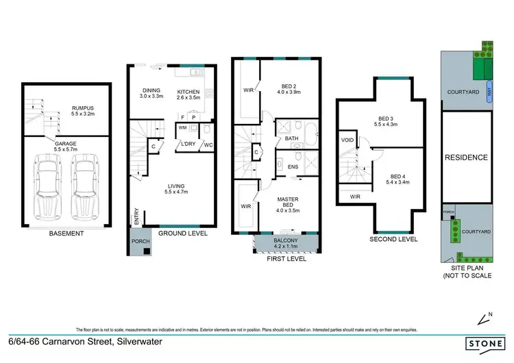 Floorplan of Homely townhouse listing, 6/64-66 Carnarvon Street, Silverwater NSW 2128