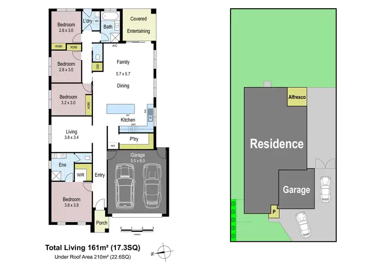 Floorplan of Homely house listing, 4 Berta Rise, Drouin VIC 3818